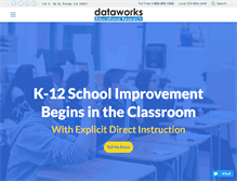 Tablet Screenshot of dataworks-ed.com